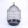 Round Dome Top Bird Cage For Finch Canary Cockatiel Parakeet DomeTop Black