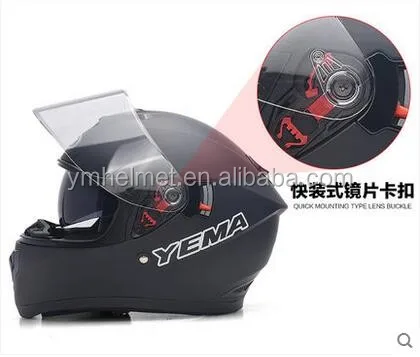 Dot approved stylish helmet motorcycle full face Yema casco para moto