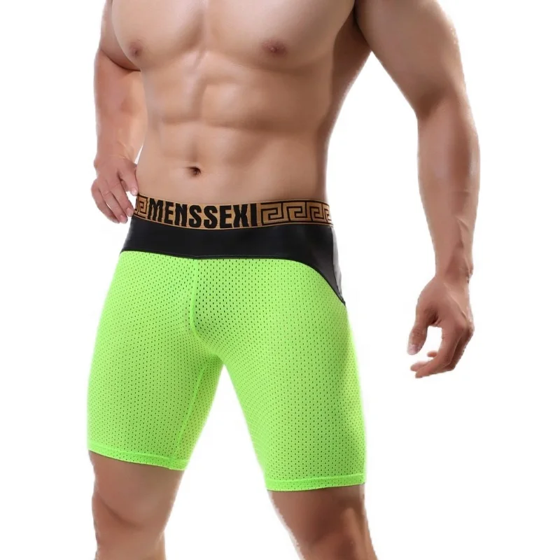Online Shopping Free Shipping MENSSEXI Mens Sports Long Leg Briefs Underwear Fashion Sexy Mesh Breathable Mens Running Shorts
Online Shopping Free Shipping MENSSEXI Mens Sports Long Leg Briefs Underwear Fashion Sexy Mesh Breathable Mens Running Shorts
