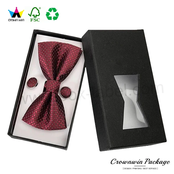 new coming luxury man bow tie paper custom packaging gift boxes