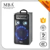 Stylish cheap 10 inch big active case power bank speaker with blue light,bluetooth function,powerful amplifier