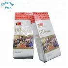 Custom printed empty sachet one-way valve coffee packaging bags