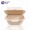 Eco friendly new products 550ml square disposable biodegradable cornstarch takeaway food box