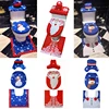 Hot Sale Christmas Ornament Christmas Snowman Toilet Seat Cover Set Bathroom Set of 3 Christmas Decorations