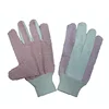 9.5 inch red PVC dotted garden work safety gloves for ladies