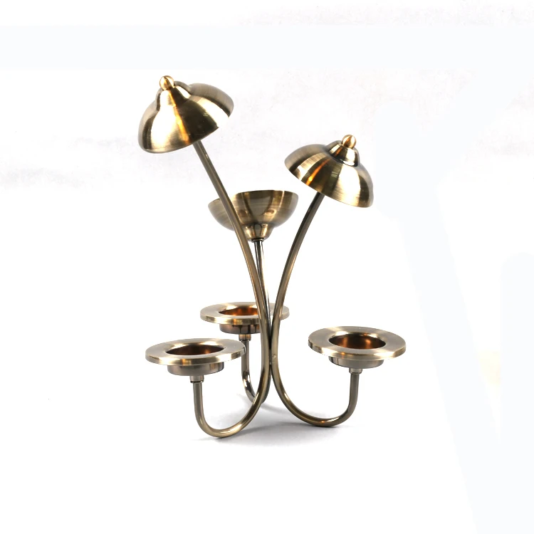 bar coffee house table decorative delicate tea light metal candle candle holder, Bronze
bar coffee house table decorative delicate tea light metal candle candle holder, Bronze