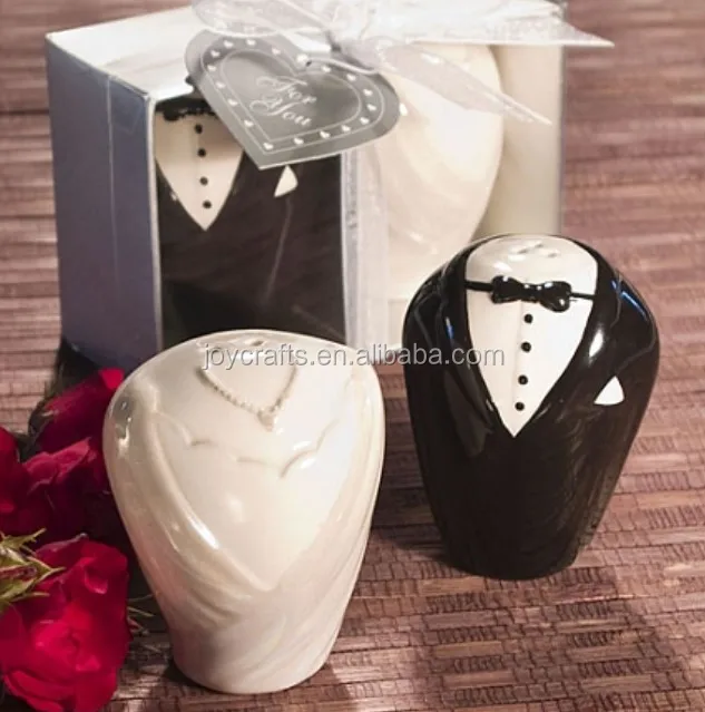 Wholesale Yiwu Joy Crafts Bride and Groom Salt and Pepper Shakers, Black and white
Wholesale Yiwu Joy Crafts Bride and Groom Salt and Pepper Shakers, Black and white