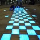 2020 New product Plastic waterproof IP65 color changeable illuminate lighting RGB solar LED brick