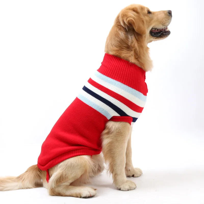Factory Custom High Quality Winter Warm Dog Knit Sweater Pet Party Dog Clothes Design Short Sleeve Large Size Big Dog Sweater
Factory Custom High Quality Winter Warm Dog Knit Sweater Pet Party Dog Clothes Design Short Sleeve Large Size Big Dog Sweater