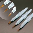 Free Sample 3PCS/Set Yellow Synthetic Nylon Water Brush Pen Set with Plastic Handle