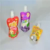 standing plastic pouch spout proof juice water bag in box