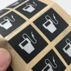 Cosmetic jar bottle roll label sticker for packaging