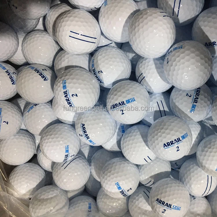 2 piezas de golf bolas venta al por mayor en blanco personalizado de practicar bola de golf torneo de golf profesional impreso pelota