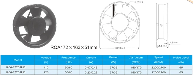 Centrifugal Fan, 220V, 100MM - detail 20