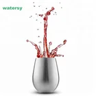 18oz single wall stainless steel wine tumbler, 18/8 stemless stainless steel wine glass