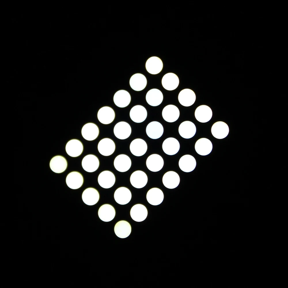 cc/ca 1.9mm 7x5 dot matrix led display, 3mm 5x7 white dot matrix