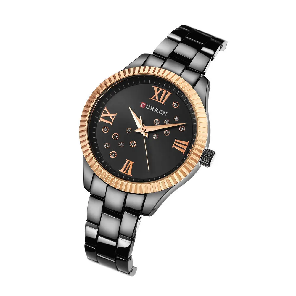 2019 New Crystal Design CURREN 9009 Ladies Fashion Casual Stainless Steel Strap Back Watch Women Quartz Japan Movement Watches
2019 New Crystal Design CURREN 9009 Ladies Fashion Casual Stainless Steel Strap Back Watch Women Quartz Japan Movement Watches