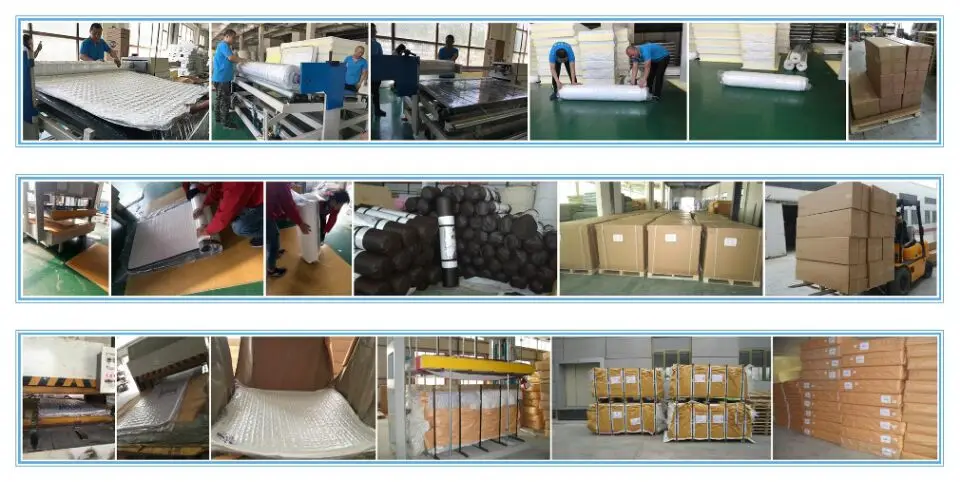 Cheap price tight top continuous spring mattress flat packing in a wooden pallet - Jozy Mattress | Jozy.net