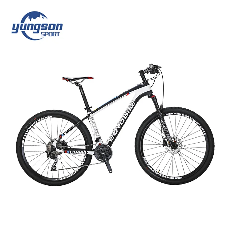 carbon fibre mountain bike