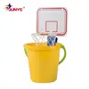 Basketball hoop bin Office basketball trash can hoop game