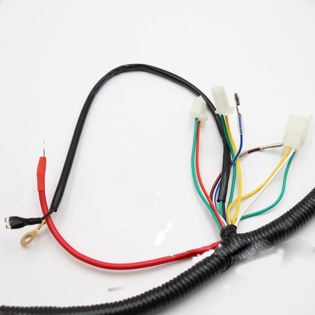 Engine WIRE LOOM WIRING HARNESS WIRELOOM GY6 125cc 150cc 200cc Scooter Dirt Quad Bike ATV Buggy Bike Atmoik Go Kart