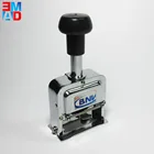 Chinese manual 8 digital clear date time self-inking stamp numbering machine for printing