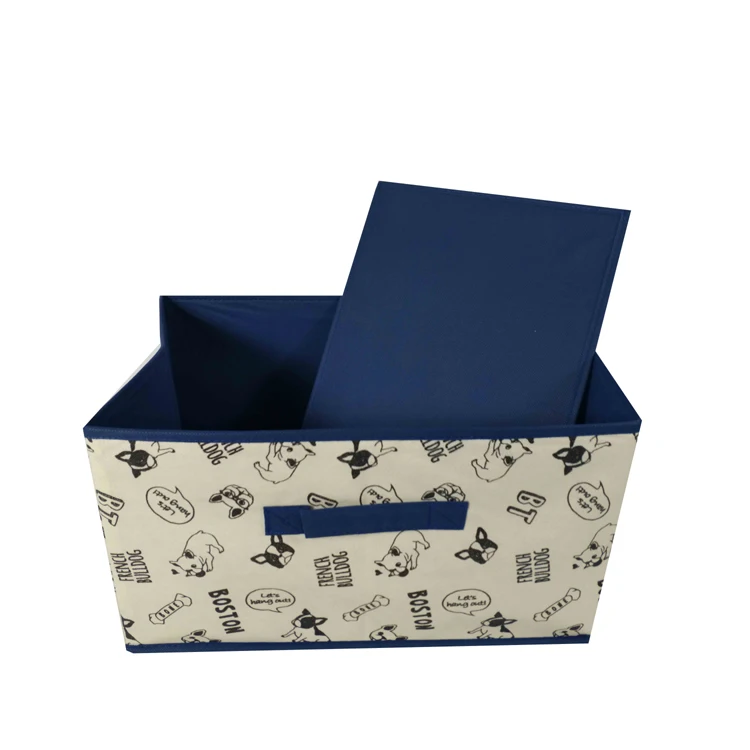 Tela Cubierta De Cartón Cajas De Almacenamiento Con Tapas - Buy De