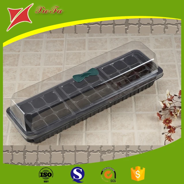 Transparent rectangular plastic box macarons blister packaging