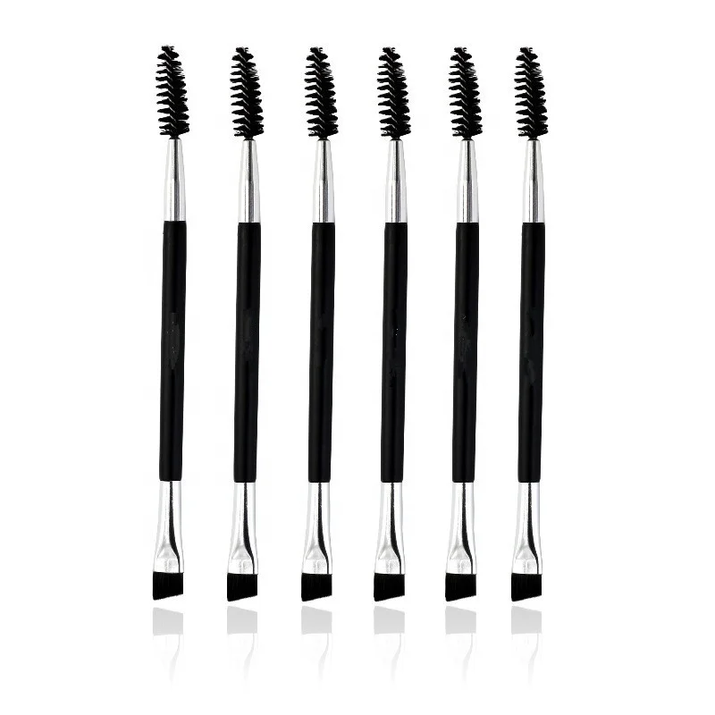 Beautiful practical double-end eyebrow / eyelash brushes with wood handle / eyelash brush roll for makeup, Black yellow red
Beautiful practical double-end eyebrow / eyelash brushes with wood handle / eyelash brush roll for makeup, Black yellow red