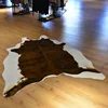 anti slip carpet pads Faux Fur Cowhide rug Coffee Table Mat Creative Plush Carpet