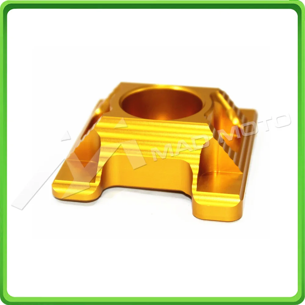 CNC Rear Axle Spindle Chain Adjuster Blocks For Honda Grom MSX125 MSX 125SF 2013 2014 2015 2016 Gold (5)