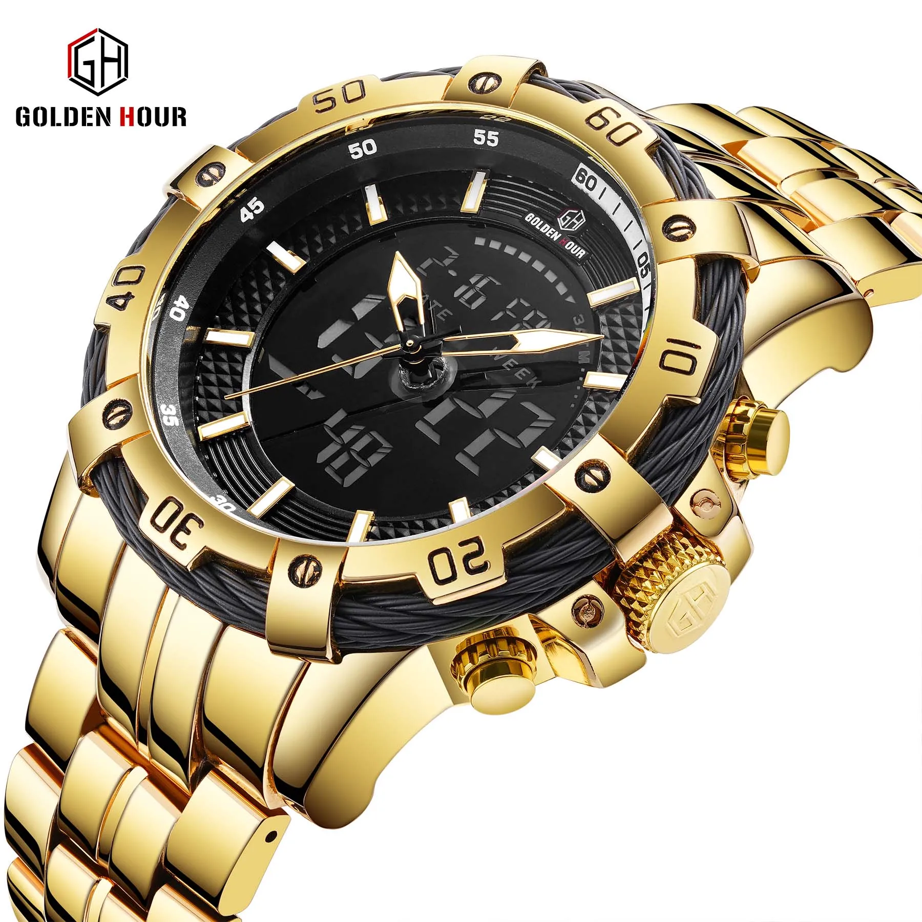 Men Quartz Watches Men Sports Watch Auto Date Wristwatch Waterproof Men Watch Chronograph Relogio Masculino, 4 colors
Men Quartz Watches Men Sports Watch Auto Date Wristwatch Waterproof Men Watch Chronograph Relogio Masculino, 4 colors