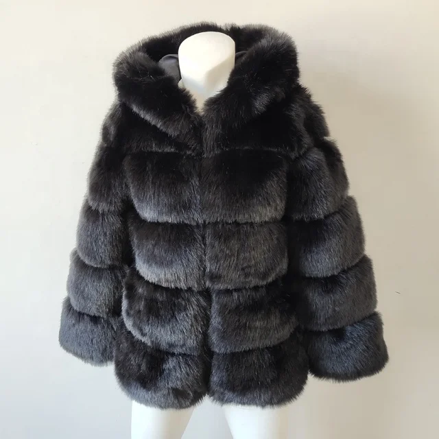 Woman Winter Hooded Fur Winter Coat Woman Clothes Women Ladies Winter Coats Black Faux Fur Coat
Woman Winter Hooded Fur Winter Coat Woman Clothes Women Ladies Winter Coats Black Faux Fur Coat
