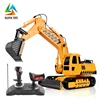2084 super power construction toy excavator model truck rc