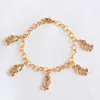 71870 Xuping lead and nickel safe alloy fashion jewelry simple pattern 18k gold chains bracelet