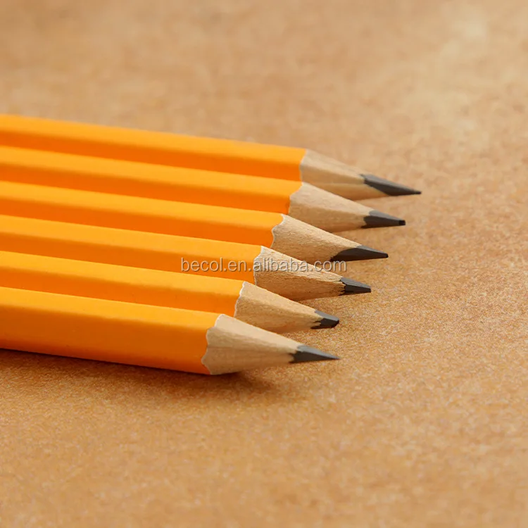 cheap price sharpened pencil customized logo pencil for hotel
