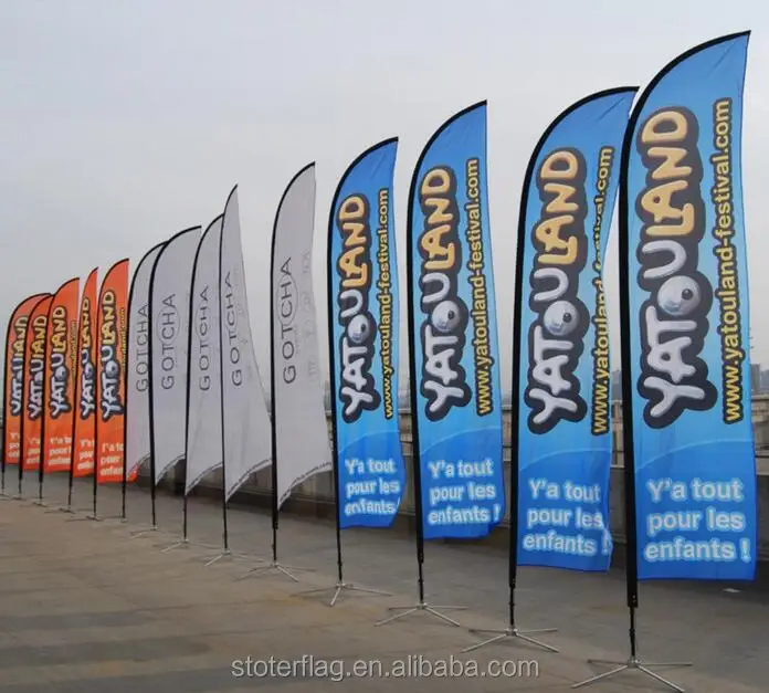 New Products Custom Advertising 100 Polyester Nylon Printed Beach