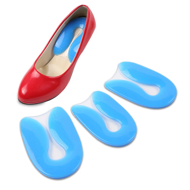 blue U shape pain relief medical grade silicon gel high heel protector cushion insoles, Transparent
blue U shape pain relief medical grade silicon gel high heel protector cushion insoles, Transparent