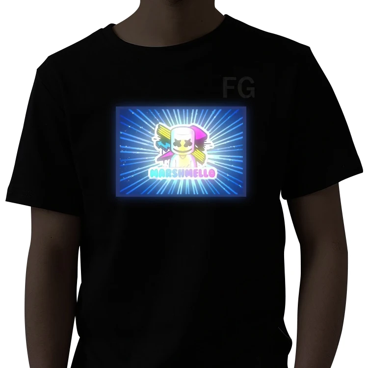 t shirt led