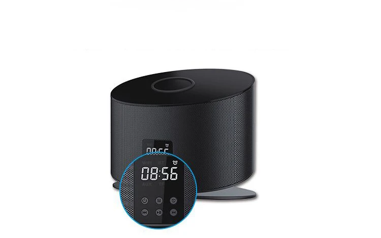 new products Multi-function subwoofer speaker portable power bank 4000mah with alarm clock - ANKUX.COM