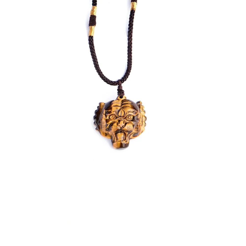 Hand Made Natural Tiger eye stone Pendant Gold Tiger Head Pendants Necklace For Women Men pendants Fashion Jewelry, Yellow
Hand Made Natural Tiger eye stone Pendant Gold Tiger Head Pendants Necklace For Women Men pendants Fashion Jewelry, Yellow