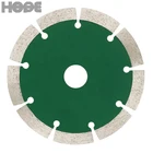Cheaper green 105mm sintered segmented thin granite marble China 4 inch precision diamond cutting wheel for masonry