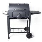 Premium Quality Outdoor Used Charcoal Classic Square Bbq Grill Pellet