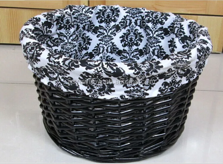 high handle wicker basket wholesale, oval willow basket with