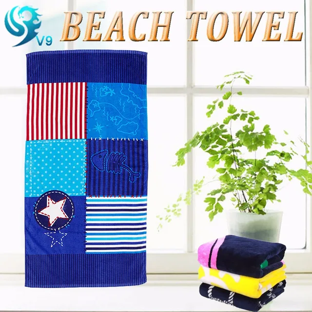 printing custom printed hot towel with kids beach towels