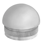 FG-06 Beautiful Semicircle Stainless Steel 304/316 Tube End Cap Threaded