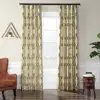 oriental curtain fabric,Half Price Drapes, Flocked Faux Silk taffeta fabric Curtain for living room.
