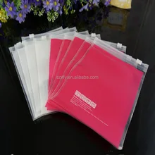 Hot Sell Custom Printing PVC Clear Waterproof Plastic Packaging Bag with Ziplock for Cloth/Bikini