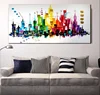 High Quality Home Decoration 100%Handmade Canvas Modern Building Wall Art Abstract Oil Paintings 24x40ins