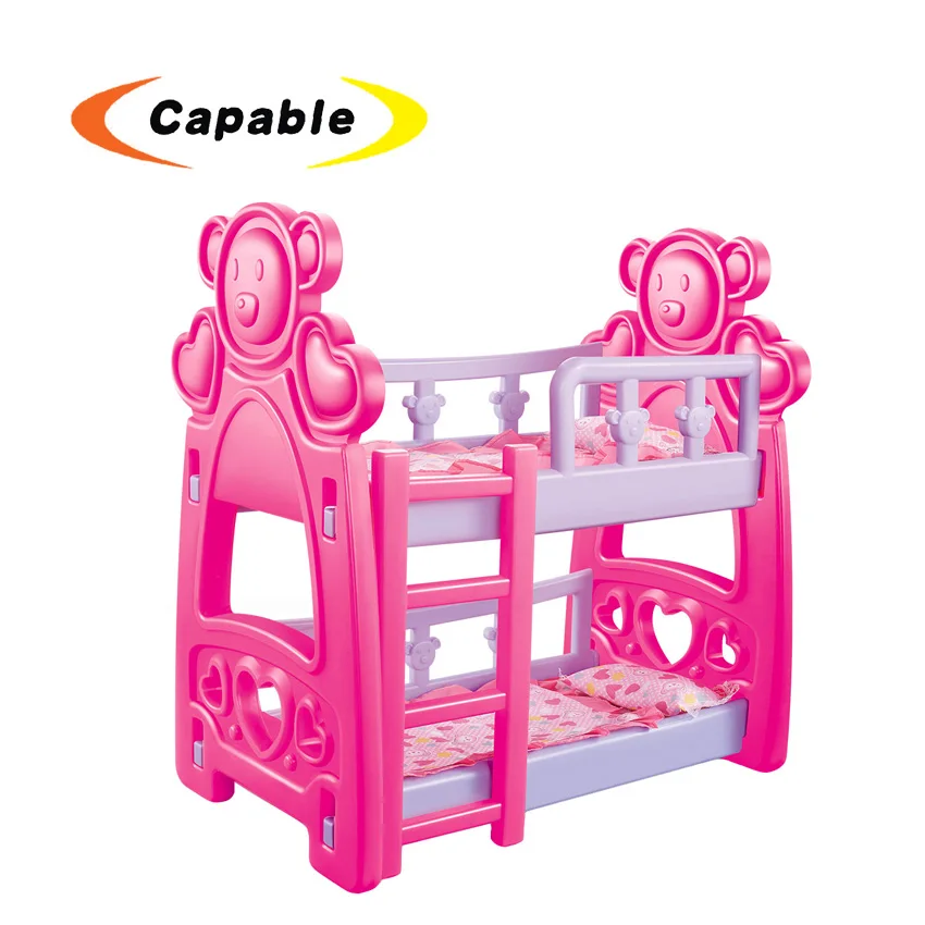 baby doll bed and highchair